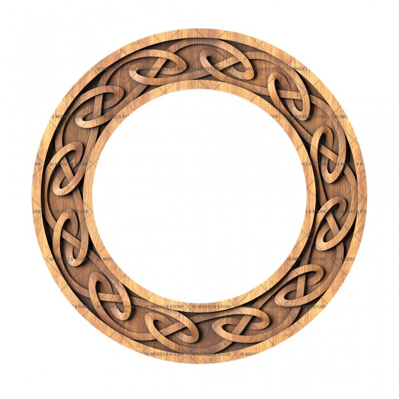 Round frame, 3d models (stl)