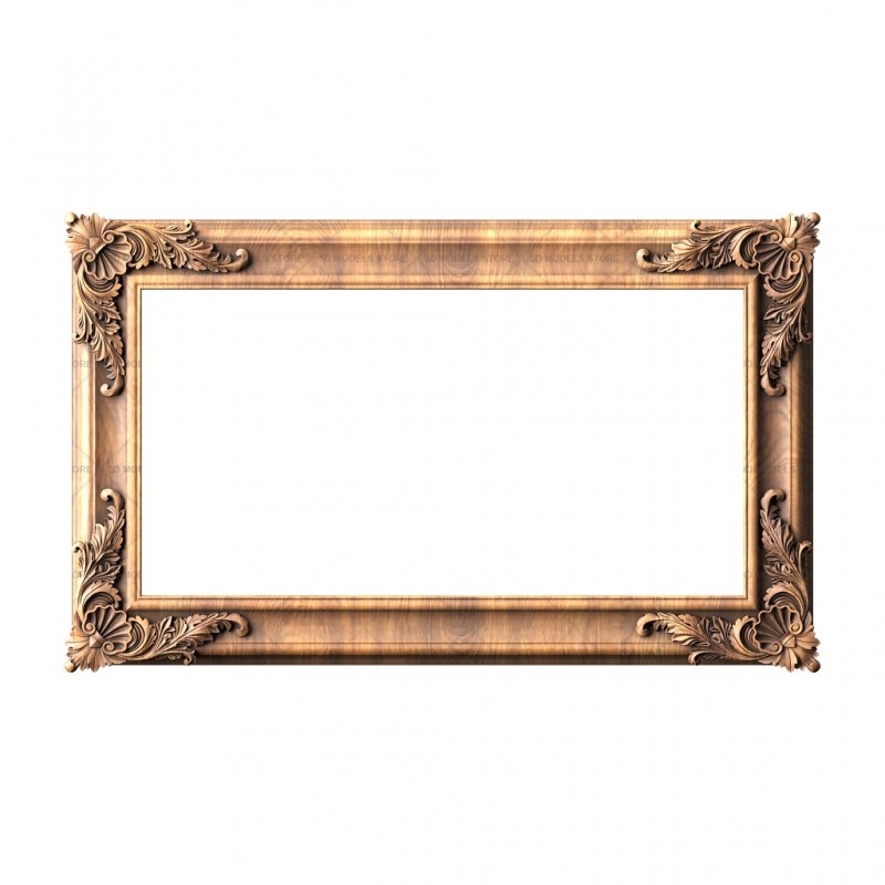 Rectangular frame, 3d models (stl)