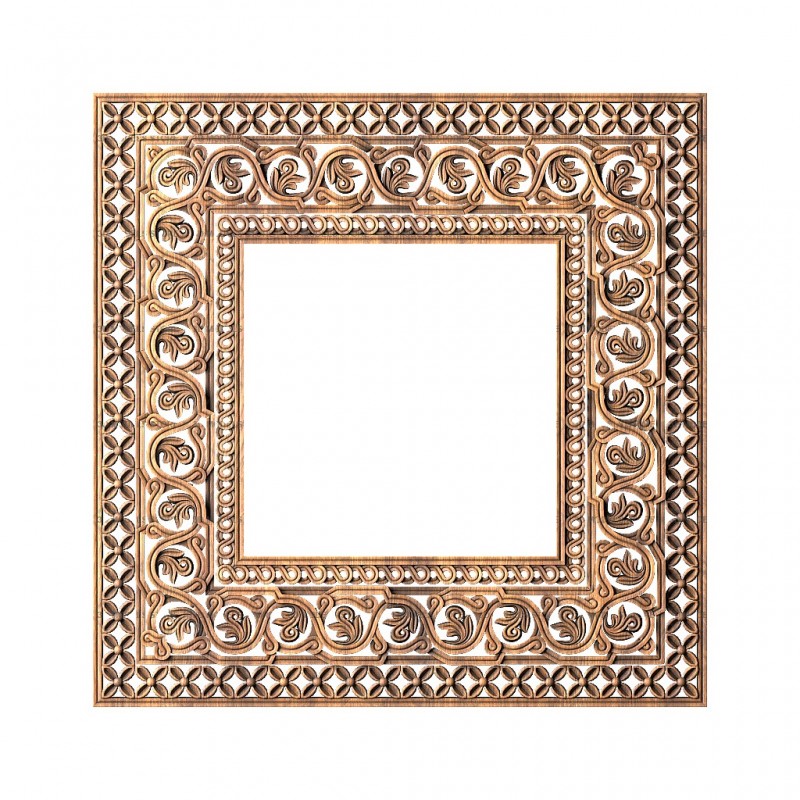 The frame is square, 3d models (stl)