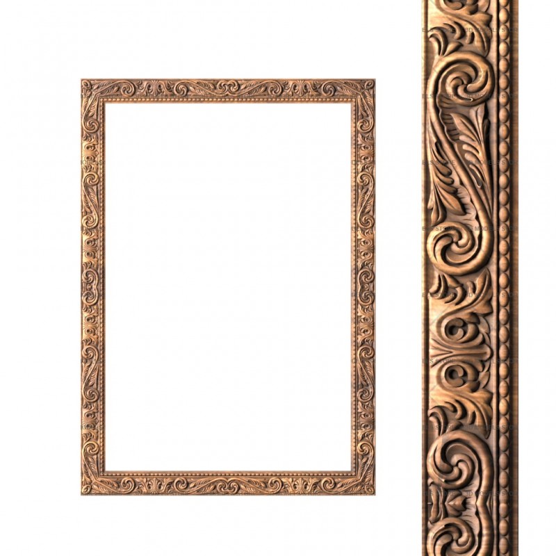 Rectangular frame, 3d models (stl)