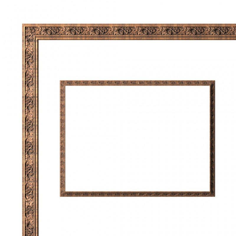 Rectangular frame, 3d models (stl)