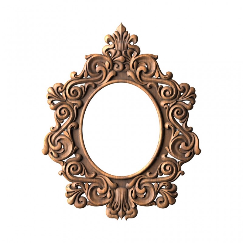 Oval frame, 3d models (stl)