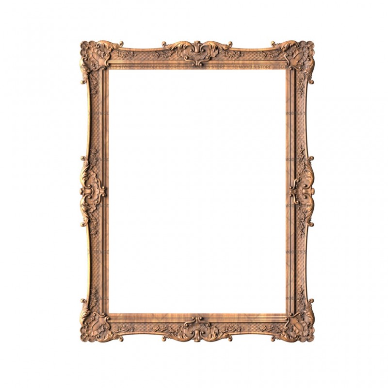 Frame rectangular, 3d models (stl)