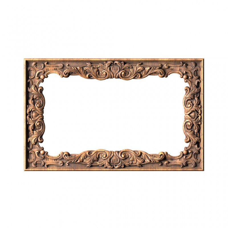 Frame rectangular, 3d models (stl)