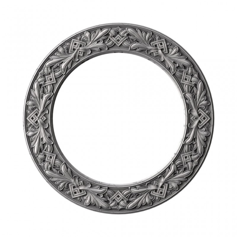 Round frame, 3d models (stl)