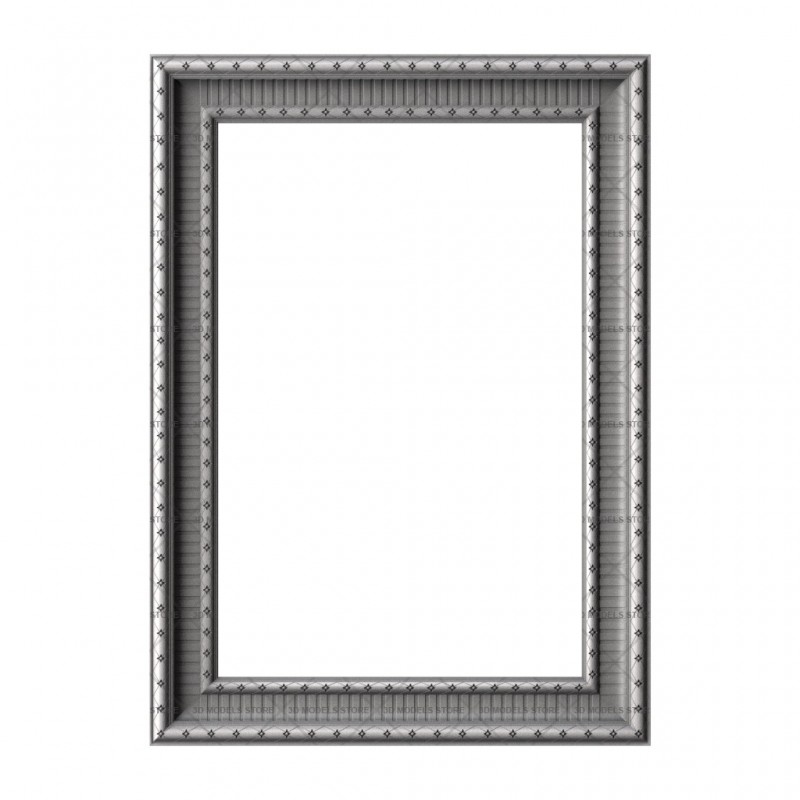 Rectangular frame, 3d models (stl)