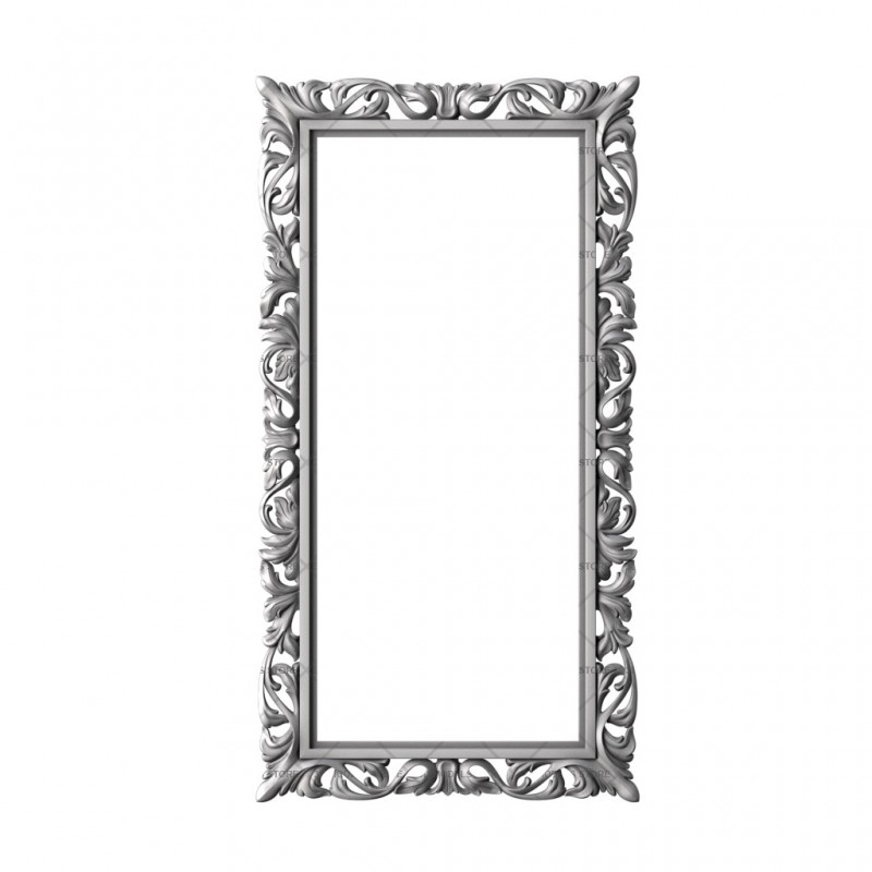 Rectangular frame, 3d models (stl)