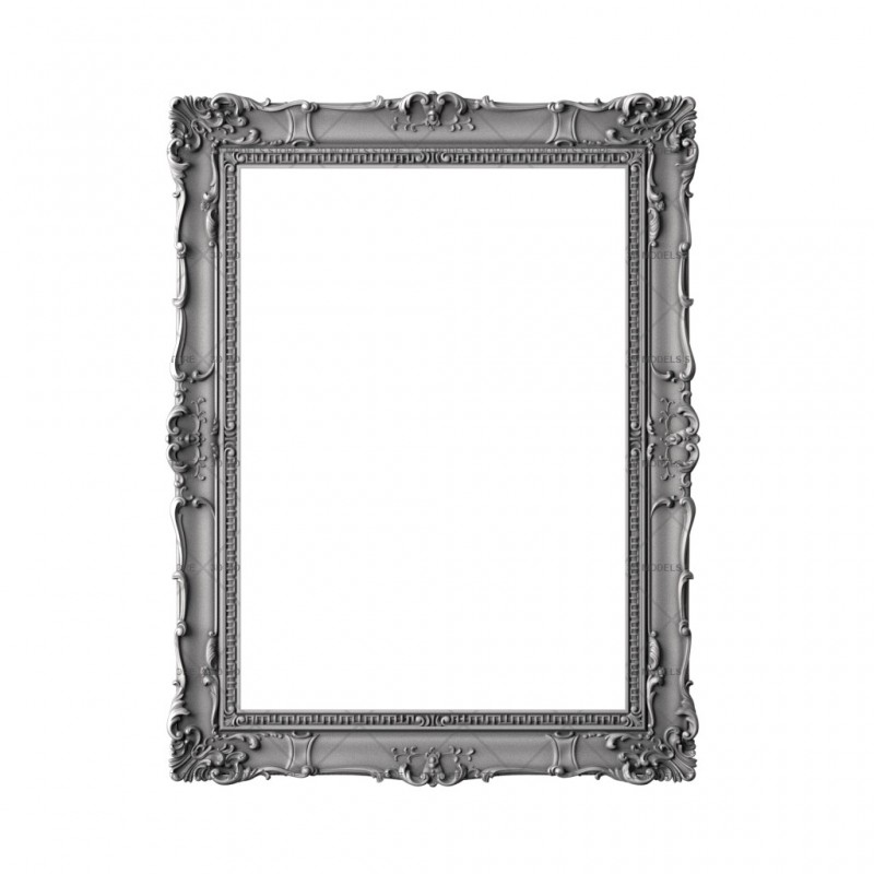 Rectangular frame, 3d models (stl)