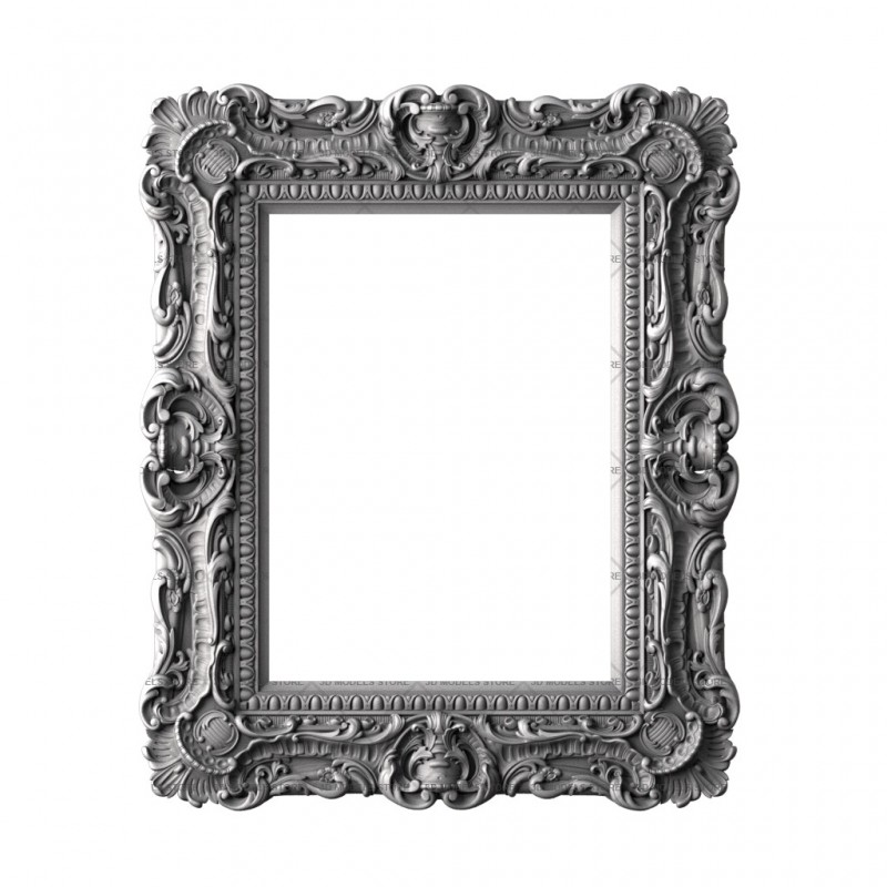 Rectangular frame, 3d models (stl)