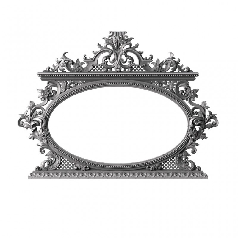 Frame oval, 3d models (stl)