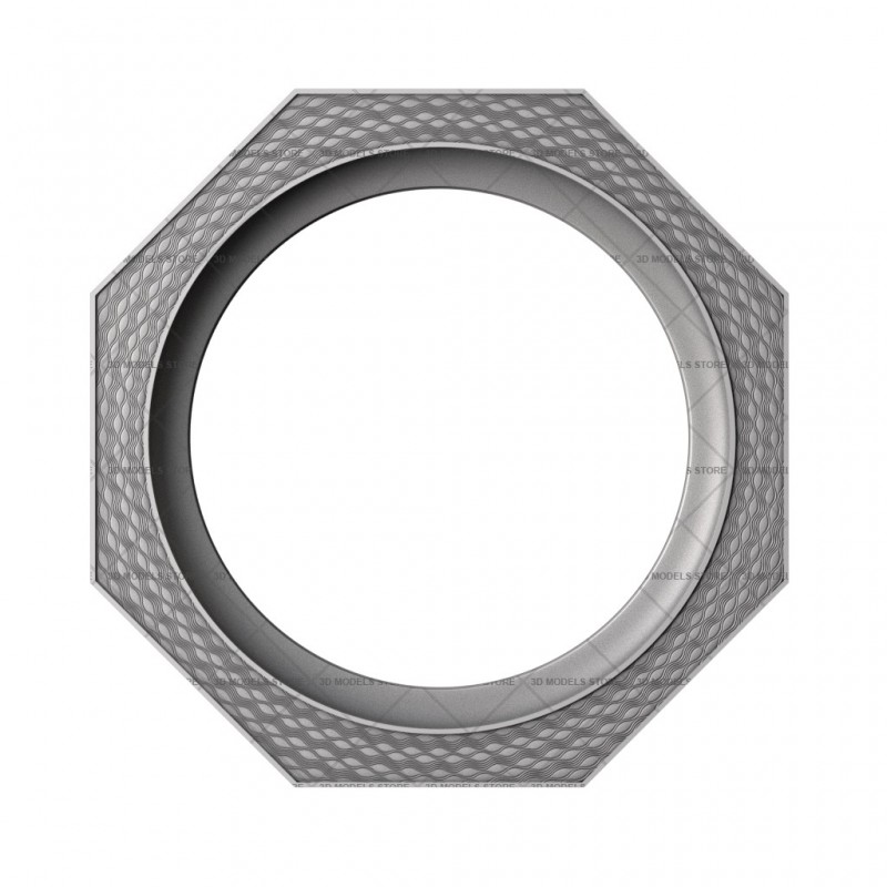 Frame round, 3d models (stl)