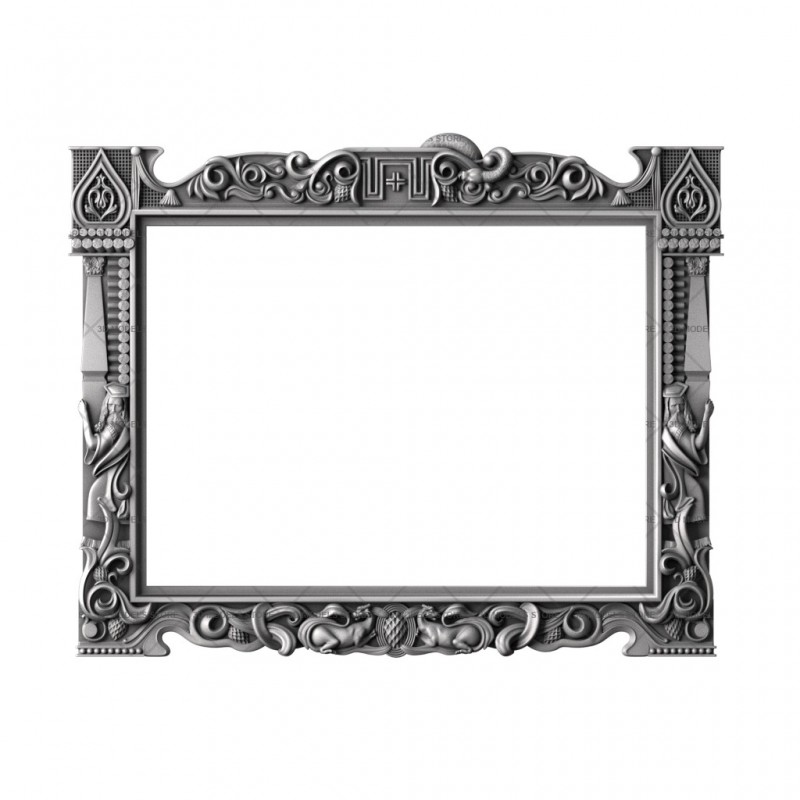 Frame rectangular, 3d models (stl)