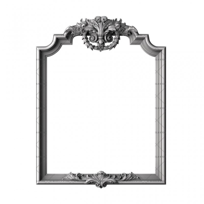 Frame rectangular, 3d models (stl)