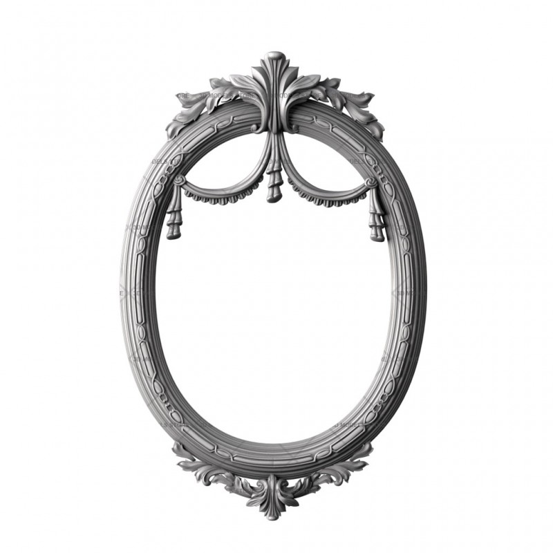 Frame oval, 3d models (stl)