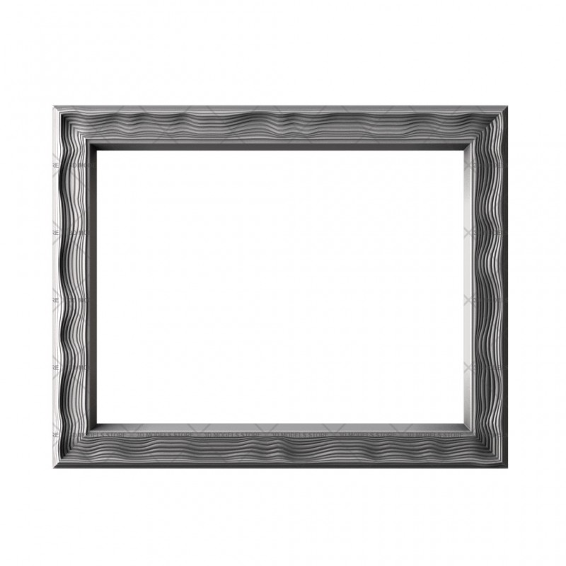 Frame rectangular, 3d models (stl)