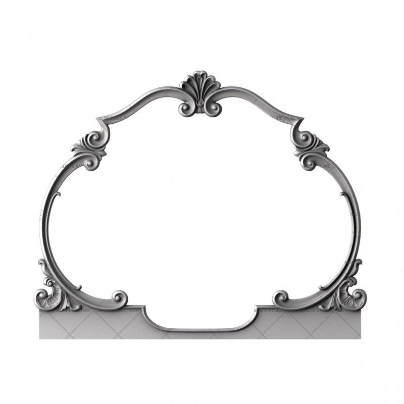 Frame oval, 3d models (stl)