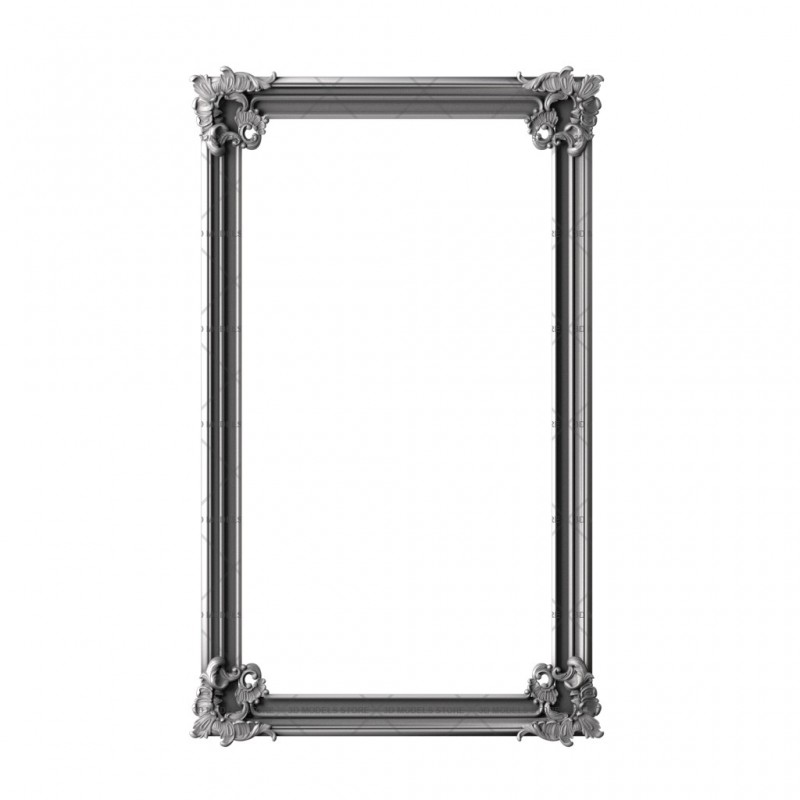 Frame rectangular, 3d models (stl)