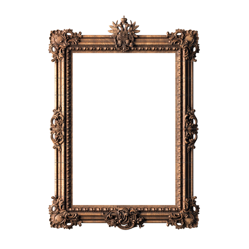 Frame rectangular, 3d models (stl)