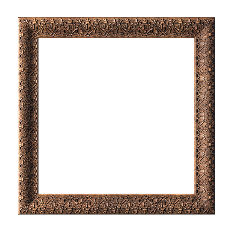 Rectangular frame, 3d models (stl)