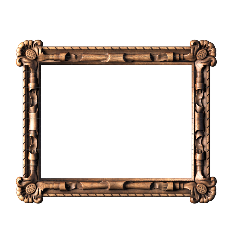 Rectangular frame, 3d models (stl)