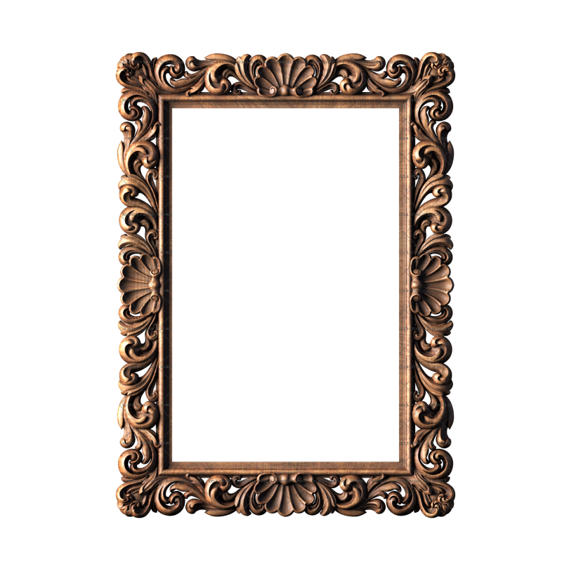 Rectangular frame, 3d models (stl)