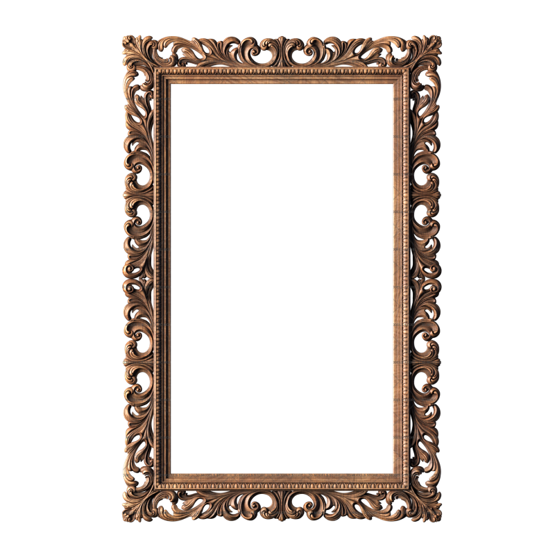 Rectangular frame, 3d models (stl)