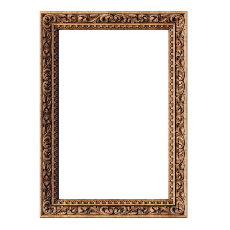 Frame rectangular, 3d models (stl)