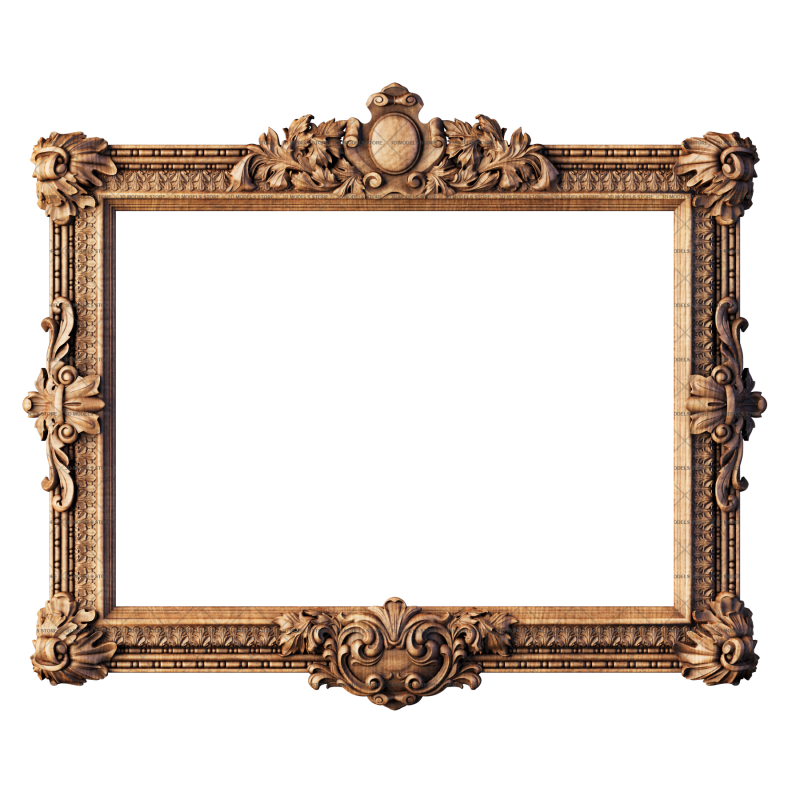 Frame rectangular, 3d models (stl)