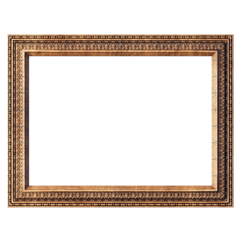 Frame rectangular, 3d models (stl)