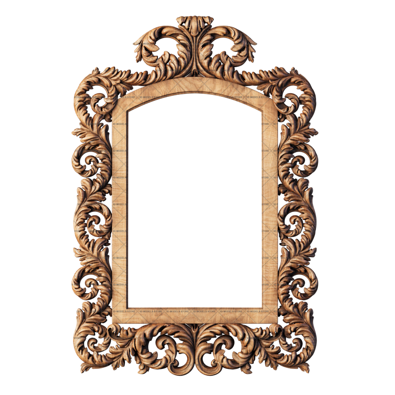 Frame rectangular, 3d models (stl)