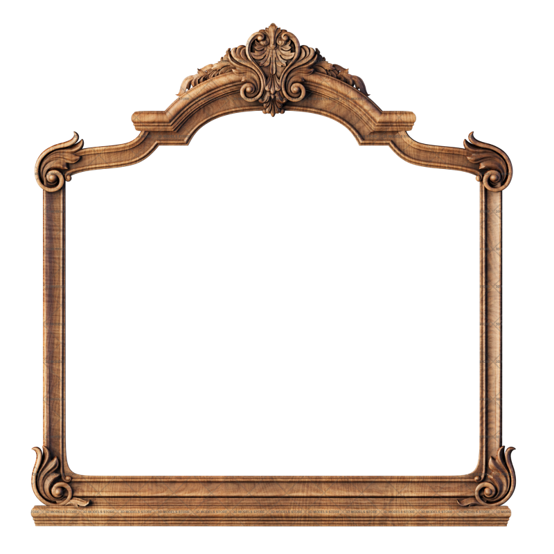 Frame rectangular, 3d models (stl)