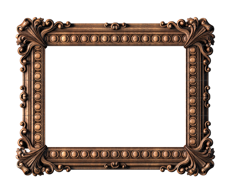 Rectangular frame, 3d models (stl)