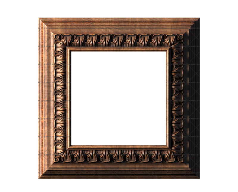 Frame rectangular, 3d models (stl)