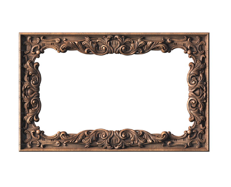 Rectangular frame, 3d models (stl)