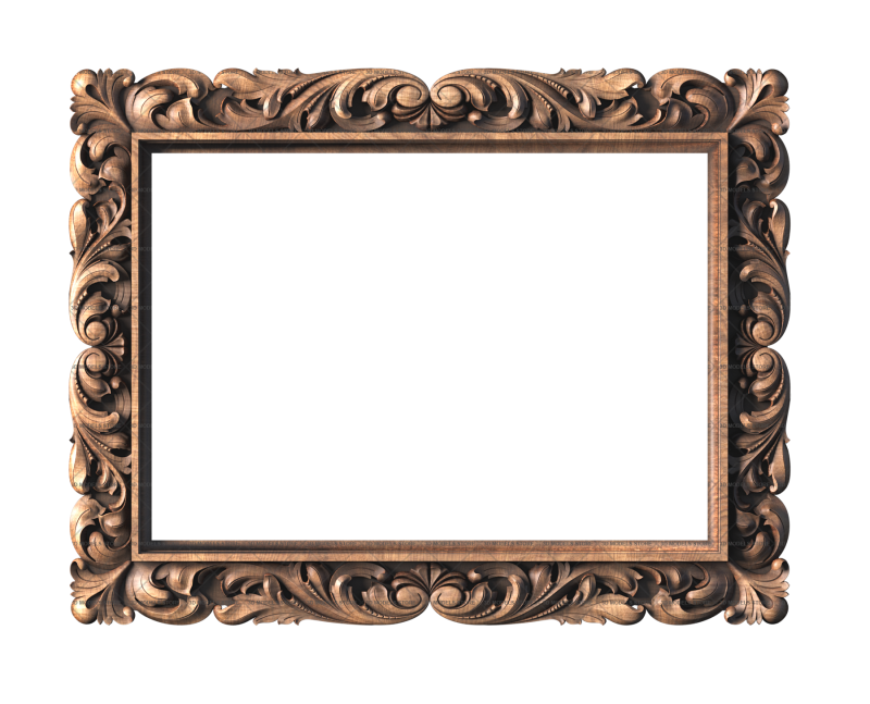 Rectangular frame, 3d models (stl)