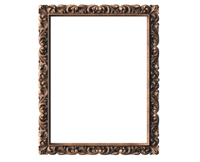 Rectangular frame, 3d models (stl)