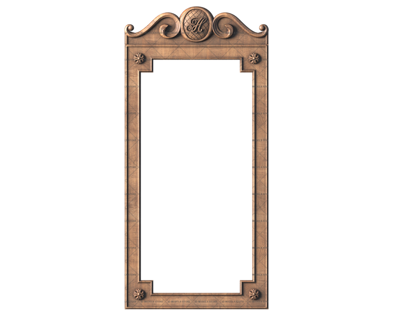 Rectangular frame, 3d models (stl)