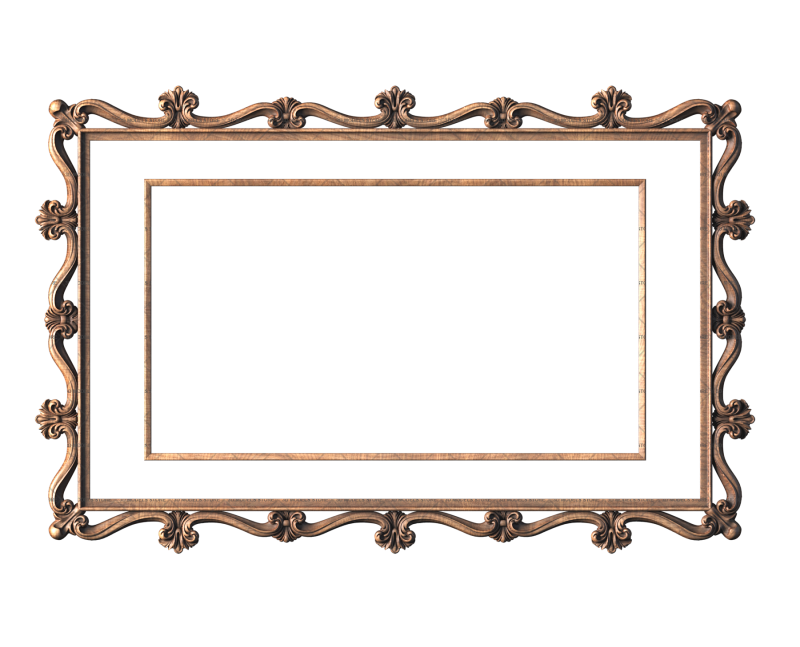 Rectangular frame, 3d models (stl)