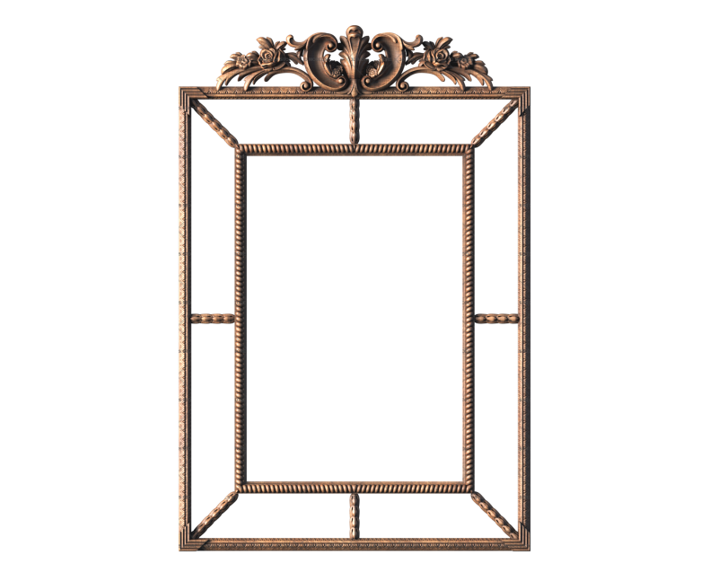 Rectangular frame, 3d models (stl)