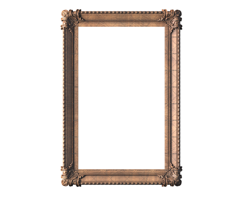 Rectangular frame, 3d models (stl)