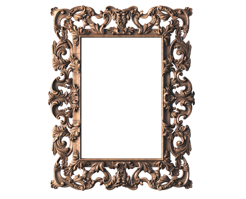 Rectangular frame, 3d models (stl)