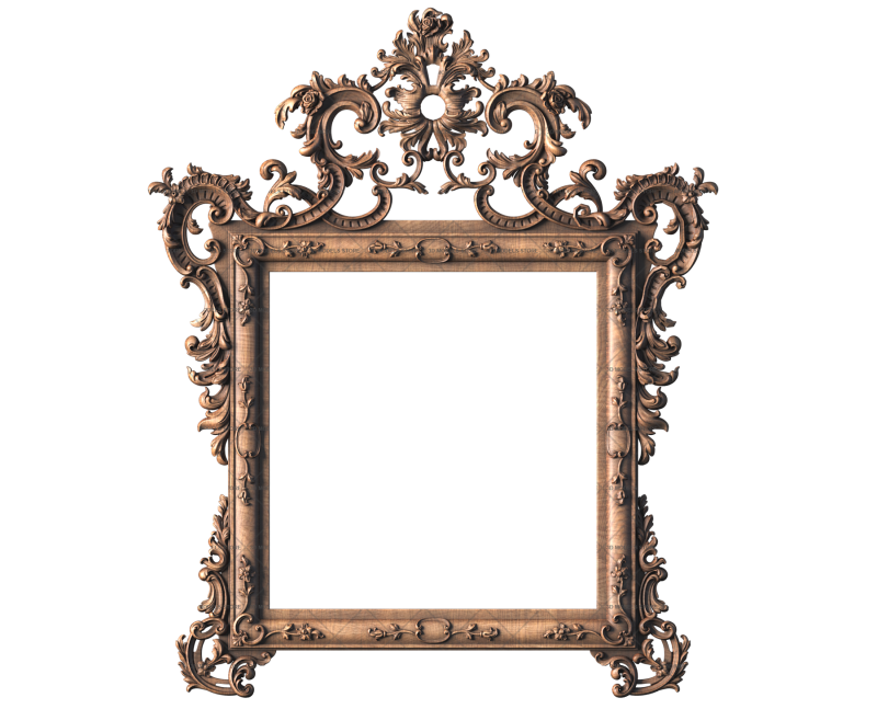 Rectangular frame, 3d models (stl)