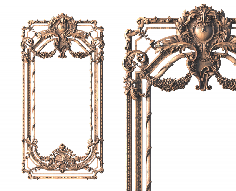 Rectangular frame, 3d models (stl)