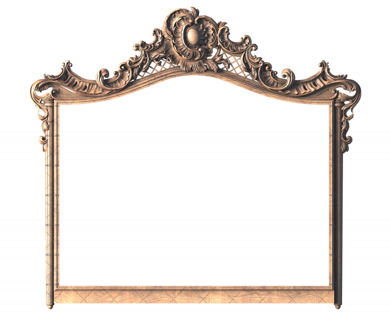 Rectangular frame, 3d models (stl)