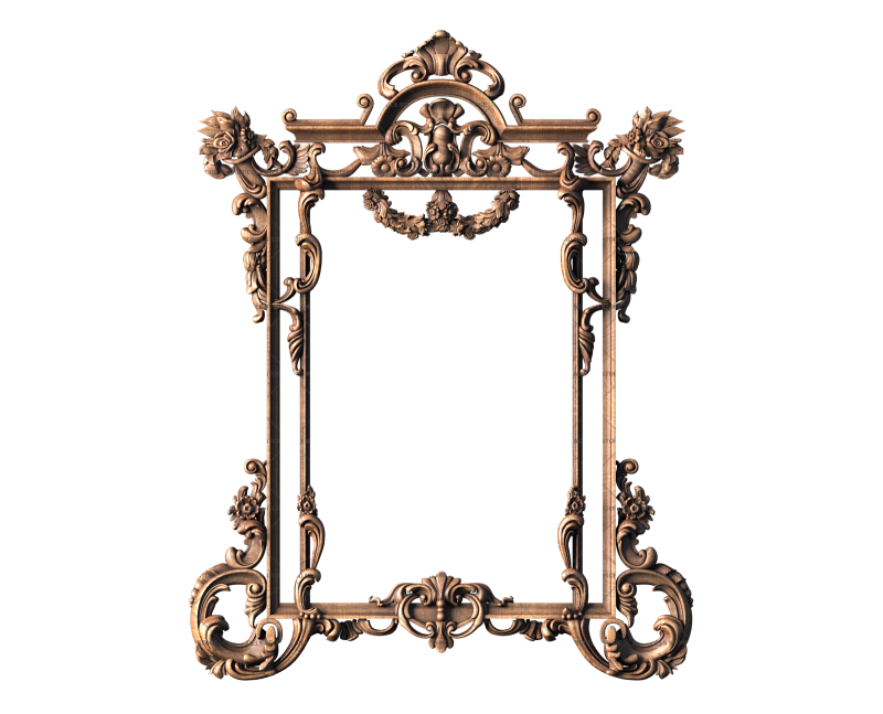 Rectangular frame, 3d models (stl)