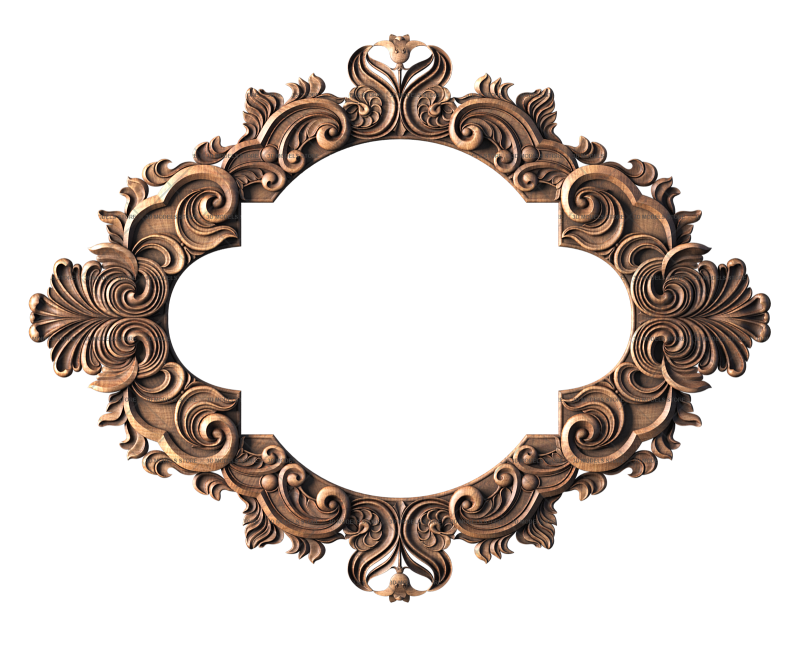 Round frame, 3d models (stl)