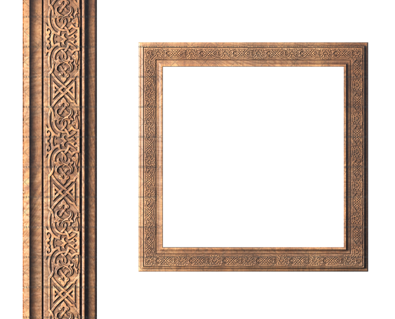 Square frame, 3d models (stl)