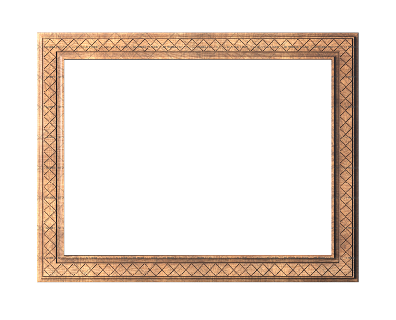 Rectangular frame, 3d models (stl)