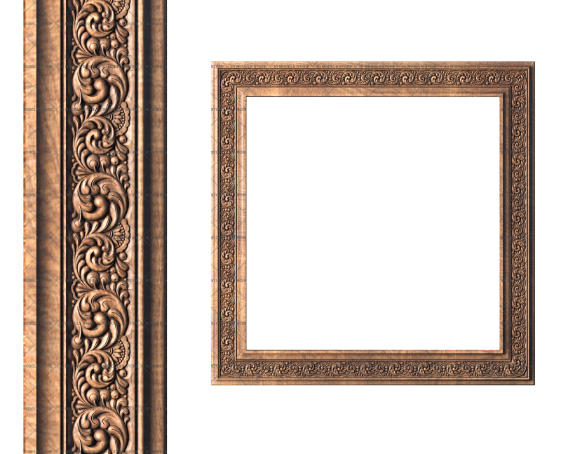 Square frame, 3d models (stl)