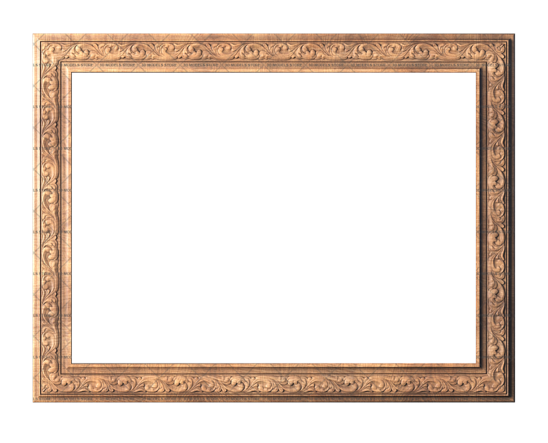 Rectangular frame, 3d models (stl)